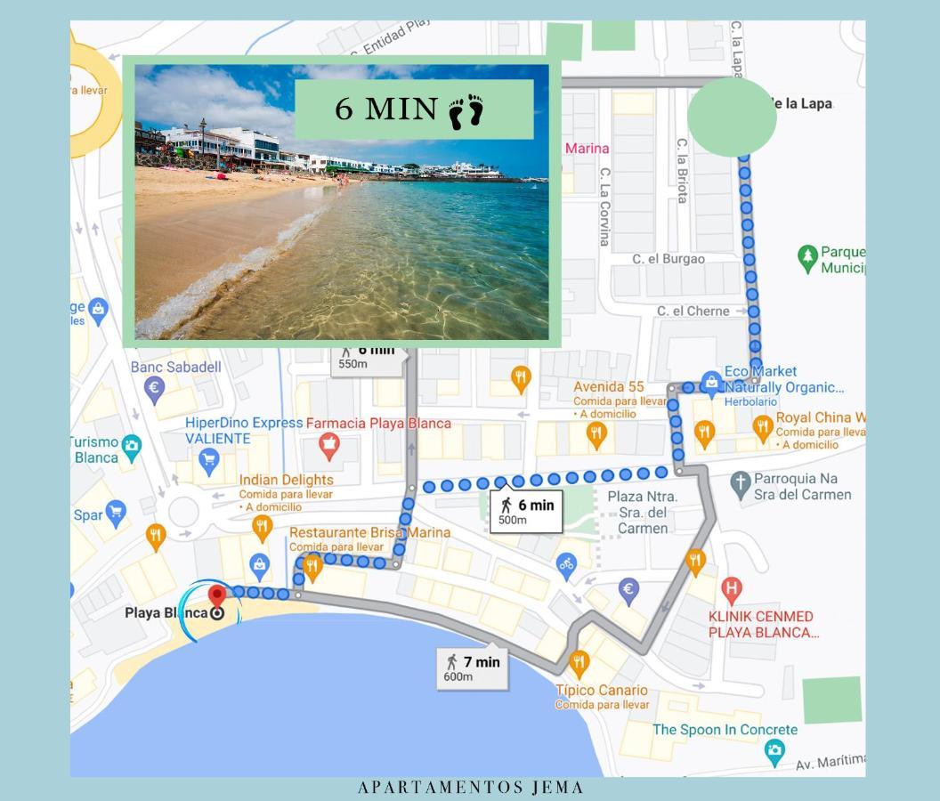 Apartamento Jema, A Un Paso De La Playa Playa Blanca  Zewnętrze zdjęcie